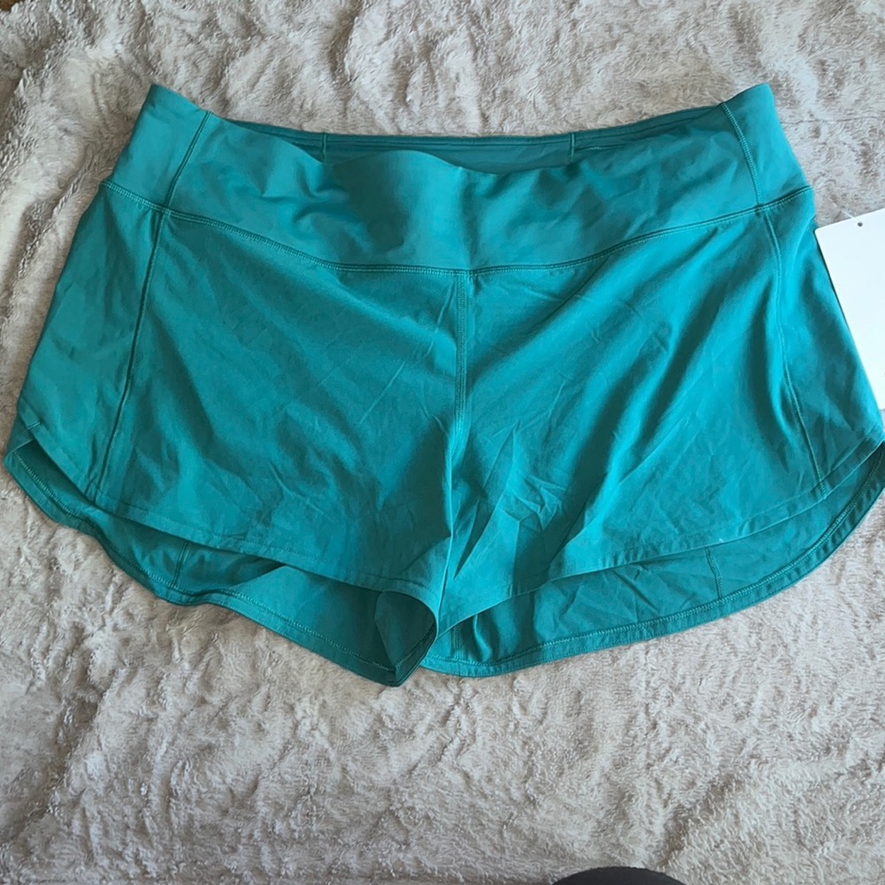 Lululemon turquoise shorts